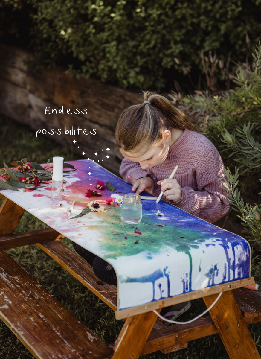 Rainbow Magic Canvas & Brush Set: Mess-Free Painting with Just Water