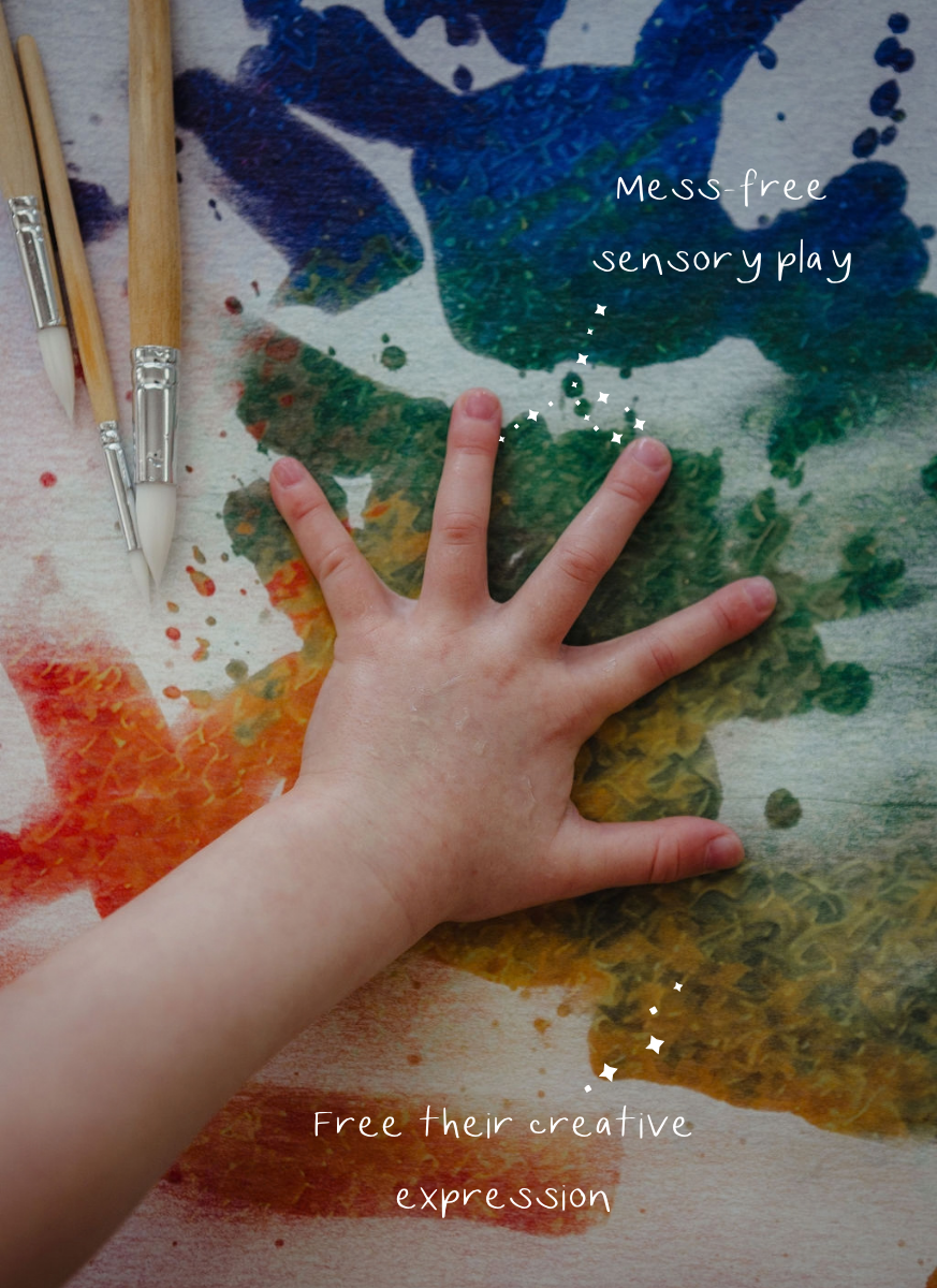 Rainbow Magic Canvas & Brush Set: Mess-Free Painting with Just Water