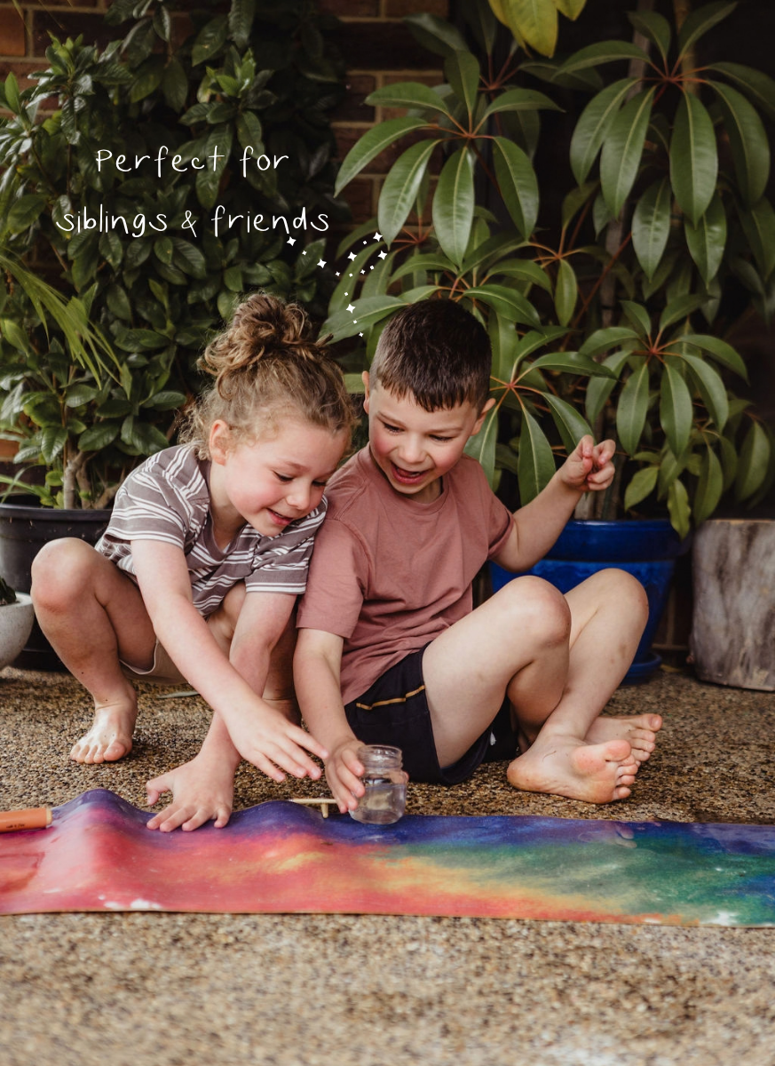 Rainbow Magic Canvas & Brush Set: Mess-Free Painting with Just Water