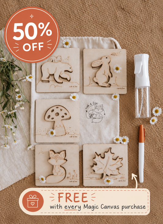 Stencil, Stamp + Spray Set