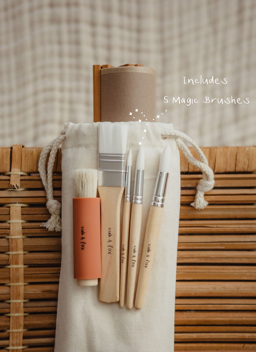 Rainbow Magic Canvas & Brush Set: Mess-Free Painting with Just Water