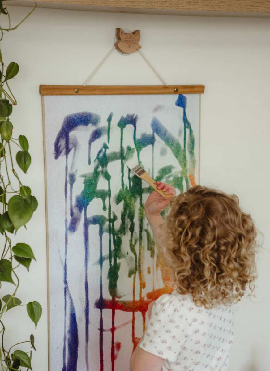 Rainbow Magic Canvas & Brush Set: Mess-Free Painting with Just Water